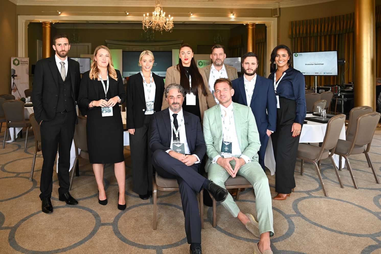 Picture of Sourcing Team at Investor Event
